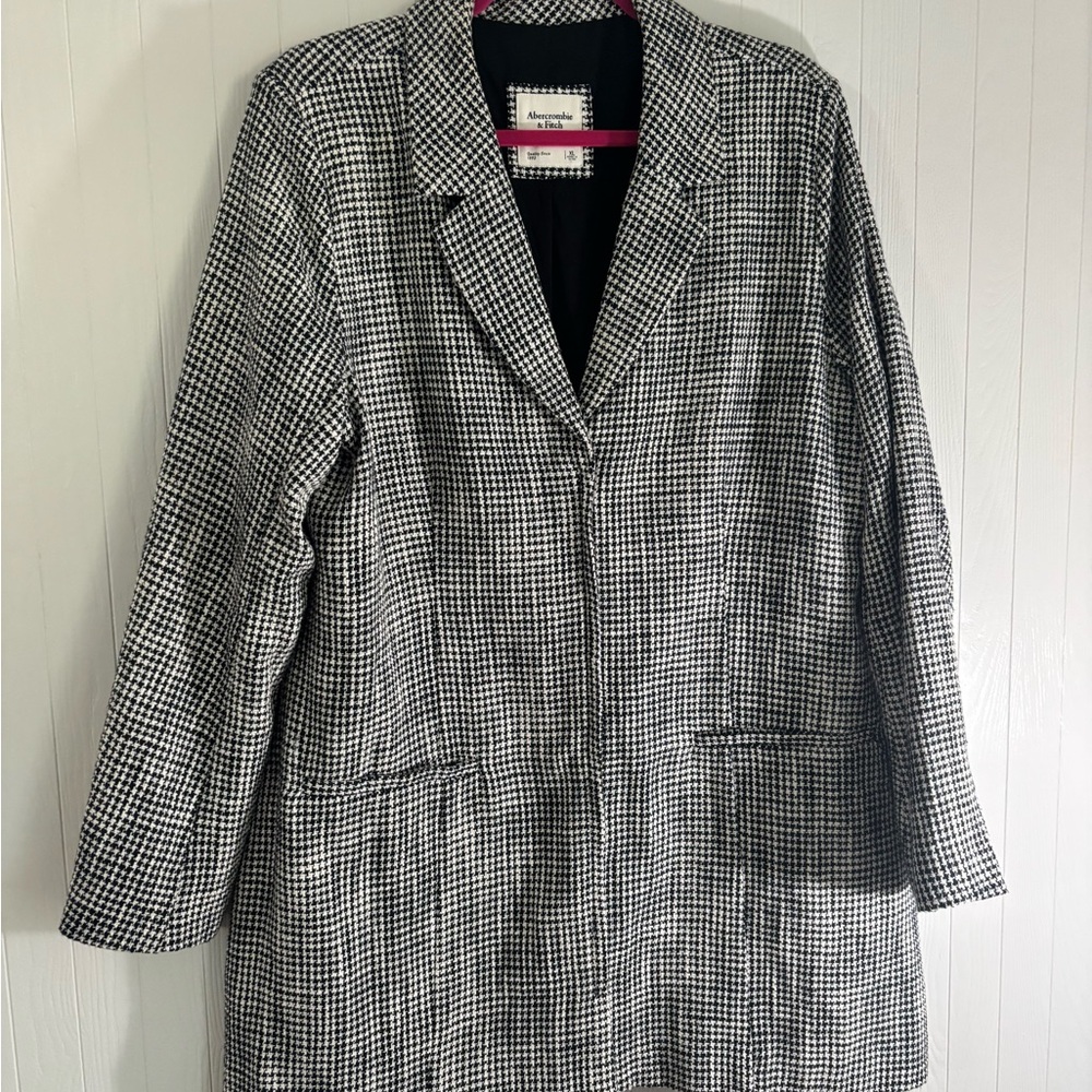 Abercrombie & Fitch Houndstooth Vintage Blazer Women’s XL